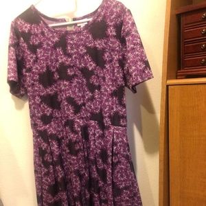 LuLaRoe Dresses - LuLaRoe Floral Amelia with Pockets LuLaRoe Dresses - LuLaRoe Floral Amelia with Pockets